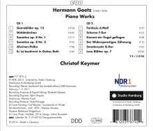 Hermann Goetz (1840-1876): Sämtliche Klavierwerke, 2 CDs