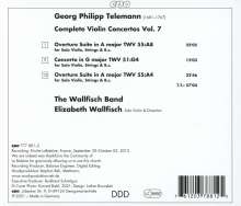 Georg Philipp Telemann (1681-1767): Sämtliche Violinkonzerte Vol.7, CD