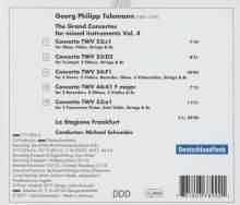Georg Philipp Telemann (1681-1767): Konzerte für mehrere Instrumente &amp; Orchester Vol.4, CD