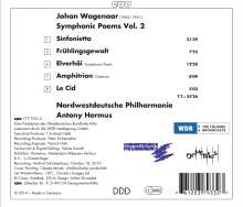Johan Wagenaar (1862-1941): Symphonische Dichtungen Vol.2, CD