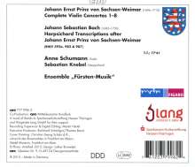 Johann Ernst Prinz von Sachsen-Weimar (1696-1715): Concerti Nr.1-8 für Violine, Streicher, Bc, CD