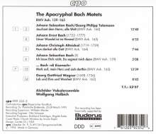 Johann Sebastian Bach (1685-1750): Die apokryphen Bach-Motetten (Apokryphe Werke 5), CD
