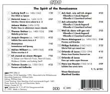 The Spirit of the Renaissance, CD