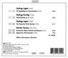 György Ligeti (1923-2006): 6 Bagatellen für Bläserquintett, CD