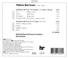 Hakon Börresen (1876-1954): Symphonien Nr.2 &amp; 3, CD
