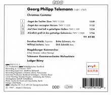 Georg Philipp Telemann (1681-1767): Weihnachtskantaten I, CD