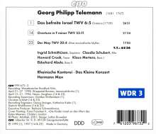 Georg Philipp Telemann (1681-1767): Das befreite Israel TWV 6:5 (Oratorium), CD