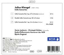 Julius Klengel (1859-1933): Cellokonzerte Nr.1 &amp; 4, CD