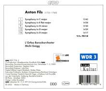 Anton Fils (1733-1760): 6 Symphonien, CD
