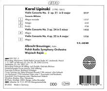 Karol Lipinski (1790-1861): Violinkonzerte Nr.2-4, CD