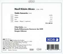 Necil Käzim Akses (1908-1999): Violinkonzert (1969), CD