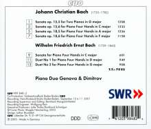 Johann Christian Bach (1735-1782): Sämtliche Werke für 2 Klaviere &amp; zu 4 Händen, CD