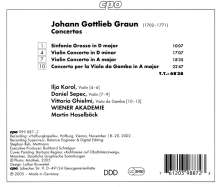 Johann Gottlieb Graun (1703-1771): Concerti &amp; Sinfonie, CD