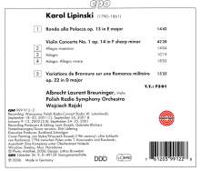 Karol Lipinski (1790-1861): Violinkonzert Nr.1, CD