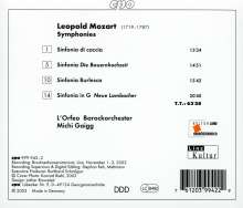 Leopold Mozart (1719-1787): 4 Sinfonien, CD