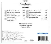 Franz Tunder (1614-1667): Geistliche Werke, CD