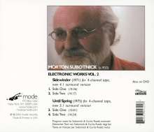 Morton Subotnick (geb. 1933): Morton Subotnick Vol.2 - Elektronische Werke, CD