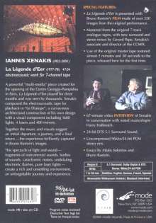 Iannis Xenakis (1922-2001): La Legende d'Eer für 7-kanaliges Tonband, DVD