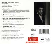 Morton Feldman (1926-1987): Orchestra, CD