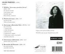 Hilda Paredes (geb. 1957): Senales - "Homenaje a Jonathan Harvey" für Violine &amp; Ensemble, CD