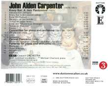 John Alden Carpenter (1876-1951): Concertino für Klavier &amp; Orchester, CD