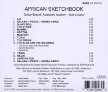 Abdullah Ibrahim (Dollar Brand) (geb. 1934): African Sketchbook, CD