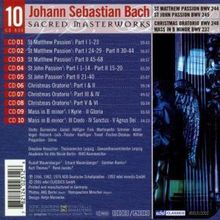 Johann Sebastian Bach (1685-1750): Die großen geistlichen Werke, 10 CDs