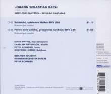 Johann Sebastian Bach (1685-1750): Kantaten BWV 206 &amp; 215, CD