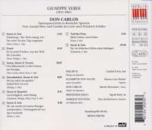 Giuseppe Verdi (1813-1901): Don Carlos (Ausz.), CD