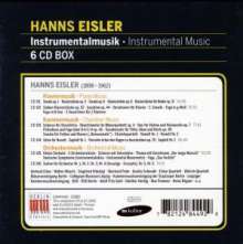 Hanns Eisler (1898-1962): Instrumentalmusik, 6 CDs