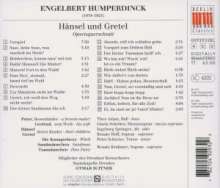 Engelbert Humperdinck (1854-1921): Hänsel &amp; Gretel (Ausz.), CD