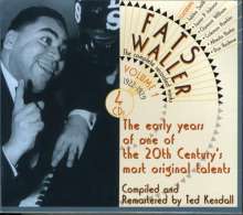Fats Waller (1904-1943): Volume One 1922 - 1929, 4 CDs