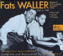 Fats Waller (1904-1943): 1938 - 1940 Vol. 5, 4 CDs