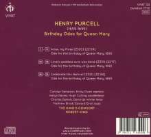 Henry Purcell (1659-1695): Ode for the Birthday of Queen Mary, CD