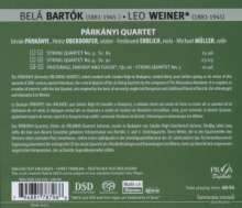 Bela Bartok (1881-1945): Streichquartette Nr.3 &amp; 4, Super Audio CD