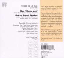 Pierre de la Rue (1460-1518): Missa l'homme arme, CD