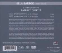 Bela Bartok (1881-1945): Streichquartette Nr.1 &amp; 2, Super Audio CD