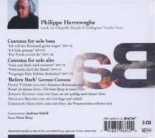 Johann Sebastian Bach (1685-1750): Philippe Herreweghe - Solo-Kantaten für Altus &amp; Bass, 3 CDs