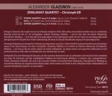 Alexander Glasunow (1865-1936): Streichquartette Nr.3 &amp; 4, Super Audio CD