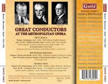 Great Conductors At The Metropolitan Opera, 3 CDs
