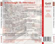 In Town Tonight - The 1930s Volume 2, CD