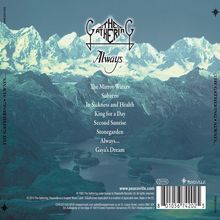 "The Mirror Waters, Subzero, In Sickness and Health" stehen vor einer schneebedeckten Bergkulisse auf einem Albumcover.