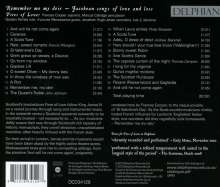 Jacobean Songs of Love and Loss, CD
