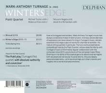 Mark-Anthony Turnage (geb. 1960): Streichquartett "Winter's Edge", CD