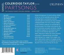 Samuel Coleridge-Taylor (1875-1912): Chorwerke "Partsongs", CD