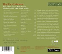 Titel: "Hey For Christmas!"

Tracks:
1. Granny's Delight [2:44]
2. As I outrode [1:42]
3. O magnum mysterium [5:05]

Laufzeit: 62:01

Vermerk: Limited Edition, 500 CDs

Beschreibung: Festliche Musik des 17. Jahrhunderts, zwölf Tage voller Freude und Musik.