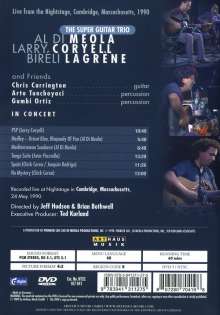 Super Guitar Trio: Al Di Meola, Larry Coryell, Bireli Lagrene In Concert 1990, DVD
