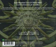 Jean-Baptiste Lully (1632-1687): Divertissements de Versailles, CD