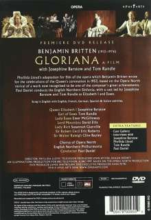 Benjamin Britten (1913-1976): Gloriana (Opernfilm), DVD