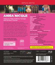 Mark-Anthony Turnage (geb. 1960): Anna Nicole, Blu-ray Disc
